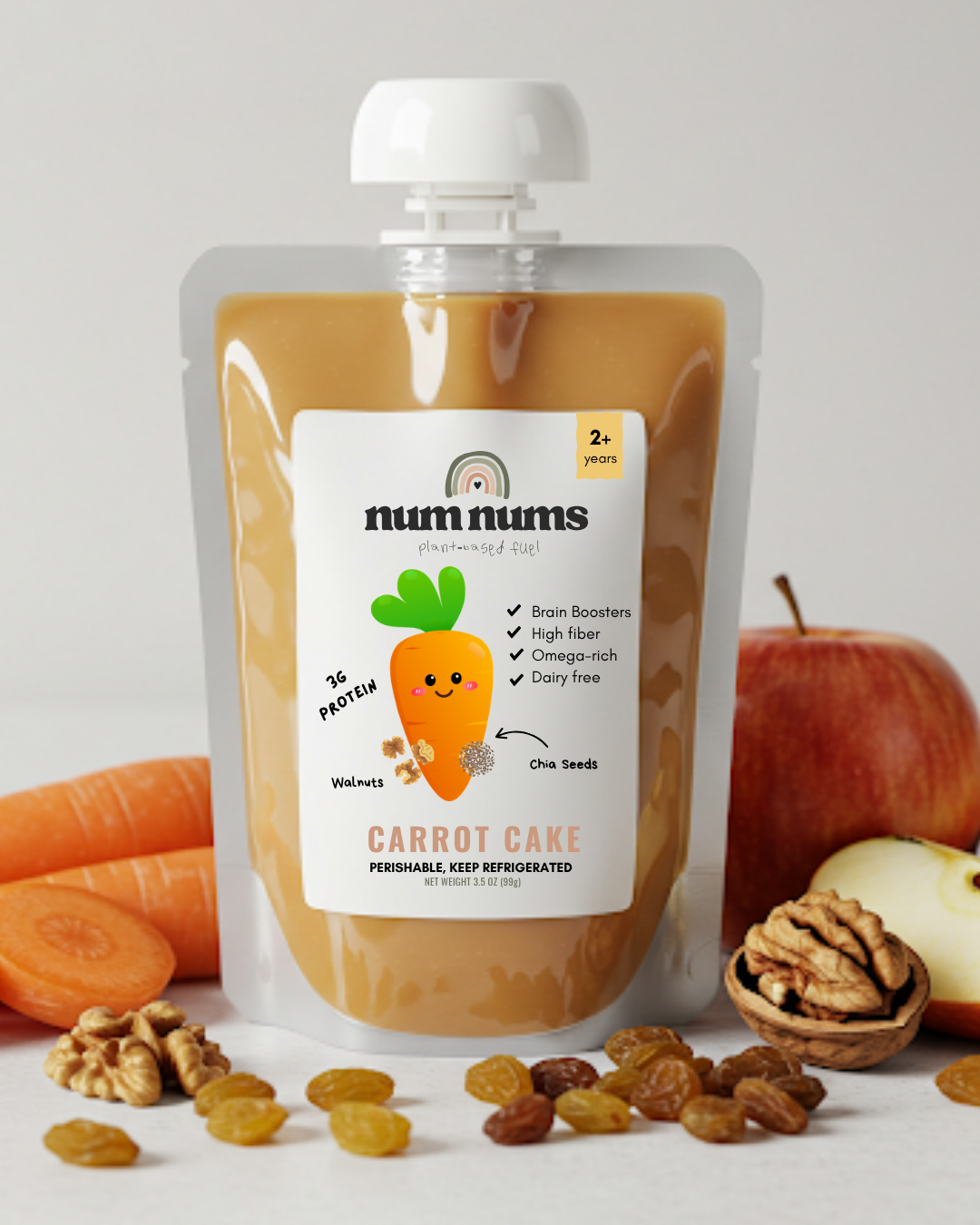 Carrot Cake Toddler Pouch
